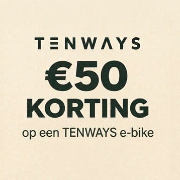 €50 korting TENWAYS e-bike | CGO600 CGO800S CGO009