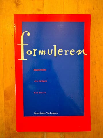 Gratis boek: Formuleren - Onrust, Verhagen & Doeve