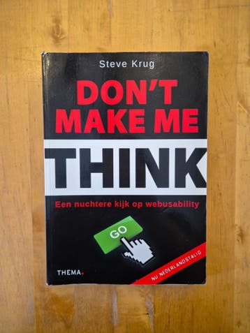 Gratis boek: Don't make me think - Krug