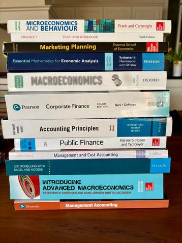 Erasmus Uni Economics boeken op te halen