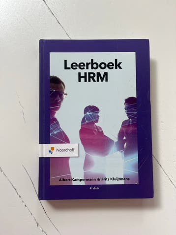 Leerboek HRM - Albert Kampermann & Frits Kluijtmans