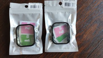 2x Screenprotector met hoesje voor Redmi Watch 4