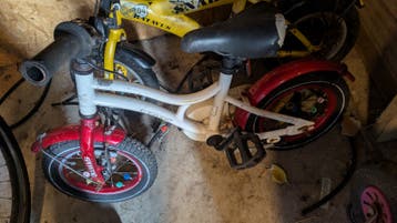 Puky kinderfiets met lekke band