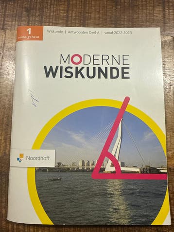 Moderne Wiskunde Antwoorden Deel A vmbo-gt havo 2022-2023