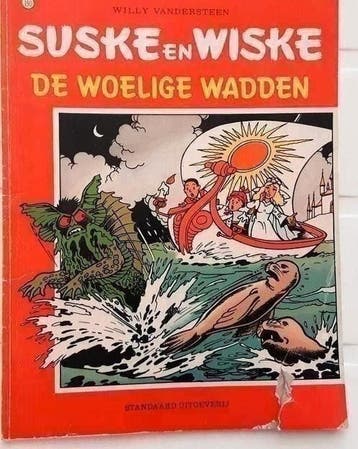 Suske en Wiske 190 De woelige wadden - Vandersteen 1982