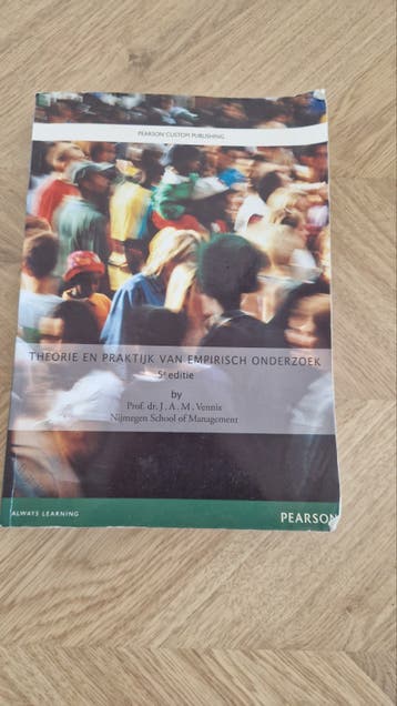 Theorie en Praktijk van Empirisch Onderzoek - 5e editie