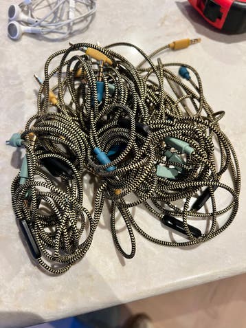 Diverse koptelefoonkabels voor pogs headphone
