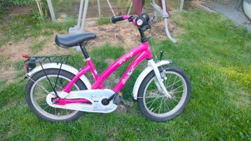 Roze kinderfiets - 16 inch