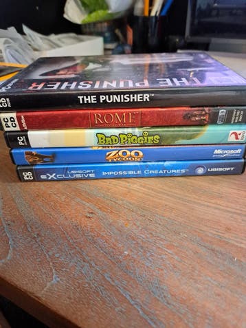 PC Games Bundel: The Punisher, Rome, Bad Piggies,