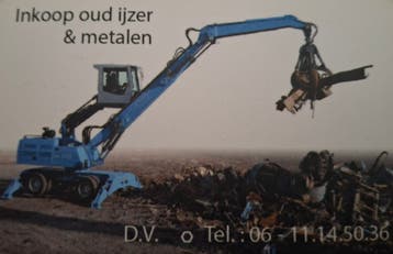 Oud ijzer & Metalen gevraagd.