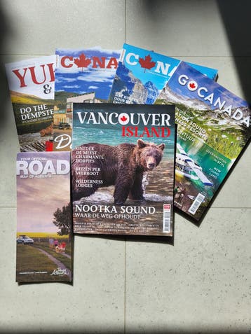 Canada Reismagazines - Vancouver Island, Yukon, Alberta