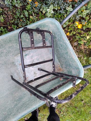 Vintage fietsenrek voor stuur gratis