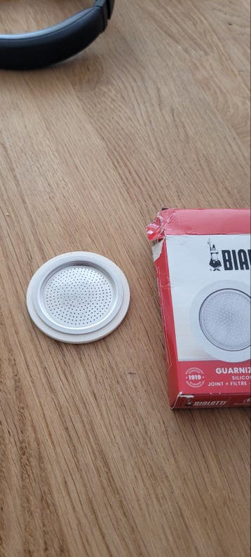 Bialetti 2-kops filter en ring - Nieuw