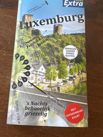 ANWB Extra Reisgids Luxemburg - Met uitneembare kaart