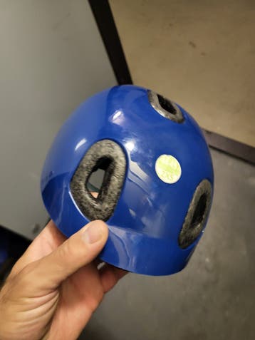 Blauwe fietshelm voor kinderen - Maat 2XS (44-49 cm)