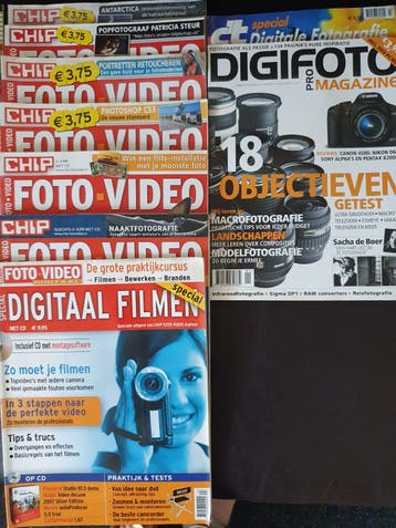 gratis collectie video, foto magazines