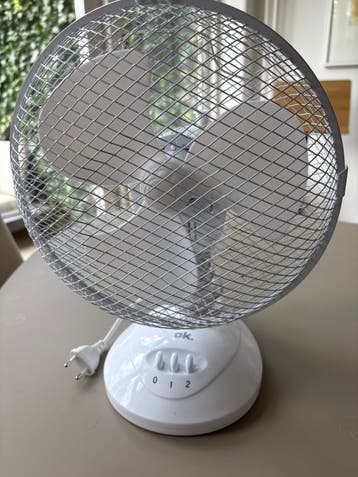 OK. 4 Tafelventilators  - Wit - compact