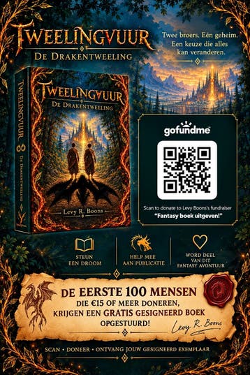 Tweelingvuur: De Drakentweeling - YA Fantasy Boek