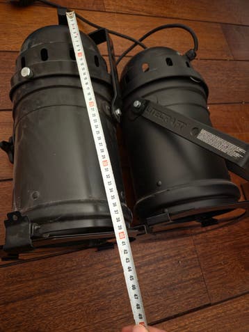 Litecraft PAR-64 Spotlampen (2 stuks, defect)
