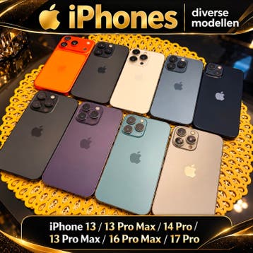 Diverse iPhone 13, 14, 16, 17 Pro Max modellen