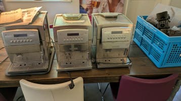 4x Gaggia Titanium koffiemachines (deels defect/onderdelen)