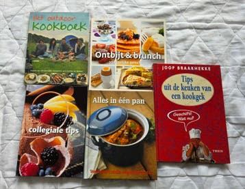 Diverse Kookboeken - Ontbijt, Outdoor, Tips & Meer
