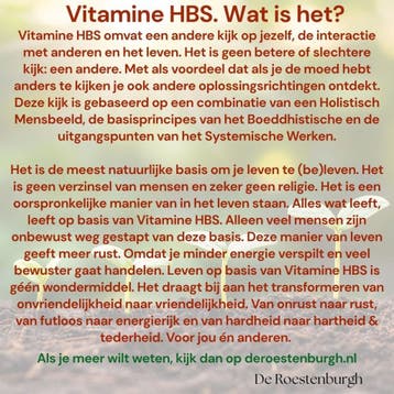 Vitamine HBS. Wat is het?