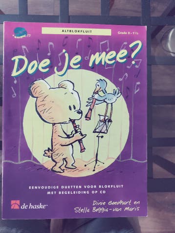 Eenvoudige duetten voor altblokfluit