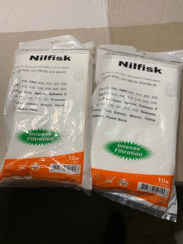 Nilfisk 20 stofzuigerzakken met intense filtratie (10+1)