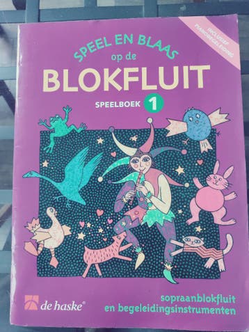 blokfluit speelboek 1 met pianobegeleidng