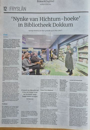 N. v. Hichtum-lezing Dokkum, Vreeling: School zonder tranen
