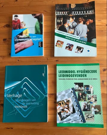 TIO studieboeken: Communicatie, Marketing, Horeca & Tio
