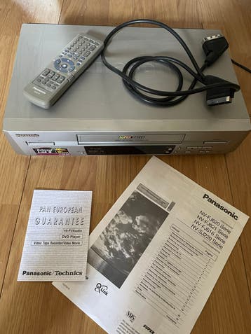 Panasonic NV-SJ220 VHS-speler met afstandsbediening