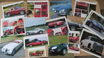 Foto's van klassieke auto's uit tijdschriften