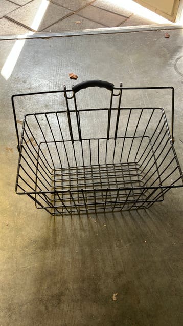 Fiets mand 40 cm breed, 25 hoog en 20 diep