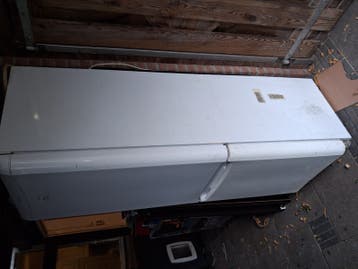 oud ijzer koel vriescombinatie