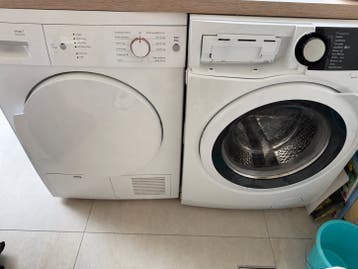 Werkende wasmachine en droogtrommel - 2e kansje