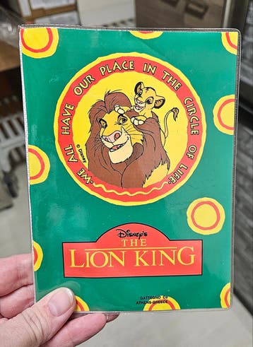Klein fotoboekje The Lion King - Simba en Mufasa gratis