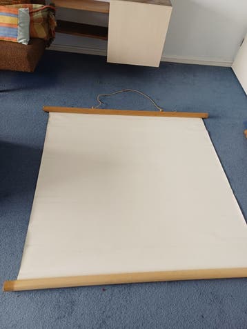 Oud projectiescherm