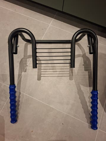Messingschlager fiets-wandhouder voor 3 fietsen - inklapbaar