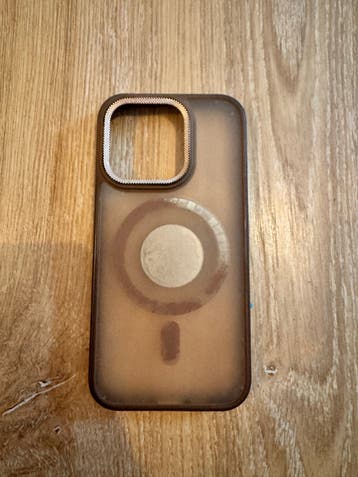 Transparant hoesje met MagSafe voor iPhone 15 Pro