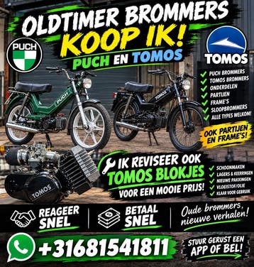 Inkoop brommers!