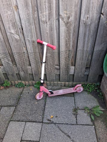 Roze kinderstep - Gebruikt