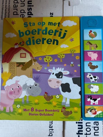 Sta op met boerderij dieren - Geluidenboek