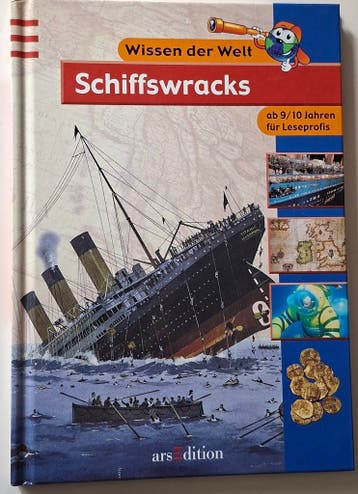 Duitstalig boekje Schiffswracks (nieuw)