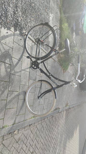 Ranger damesfiets - Zwart, 28 inch ketting kapot