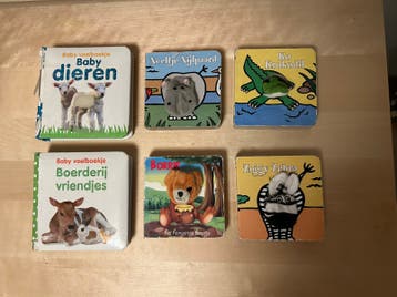 Baby-/peuterboekjes voelboekjes, vingerpopboekjes