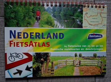 Nederland Fietsatlas - 14 fietsroutes van 25 tot 50 km
