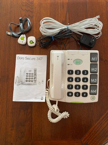 Senioren telefoon met alarm