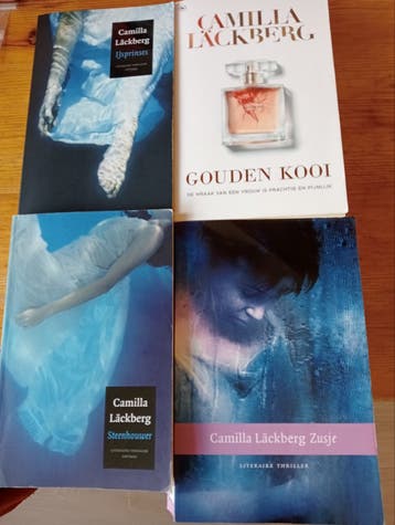 4 boeken van Camilla Lackberg.